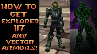 AQ3D How To Get Explorer 117 & Vector Armor Sets! Very RARE! AdventureQuest 3D