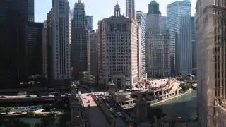 Chicago, Michigan Avenue Bridge Timelapse