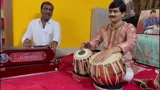 Guruveer master with my guru shri Jaikishan jee.tabla instrument bhajan song