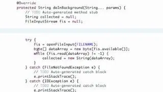 Android Application Development   103   ProgressDialog and Correction