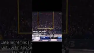 Can&rsquo;t believe this was Justin Tucker&rsquo;s last game as a raven 🥲 || #nfl #football #shorts