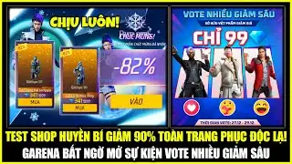 Test SHOP HUYỀN BÍ Cuối Năm Toàn Đồ Độc, Garena Bất Ngờ Mở Sự Kiện VOTE NHIỀU GIẢM SÂU | Free Fire