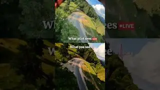 what pilot sees vs what you see #fpv #drone #shots