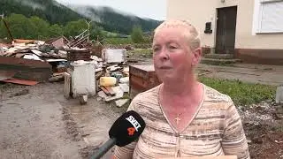 Mia Fale iz Ljubnega ob Savinji o reševanju strica, ki je bil poplavljen v hiši.