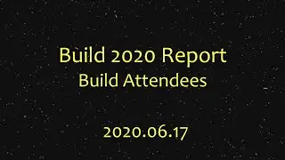 .Net Engineering Forum - Build 2020 Report