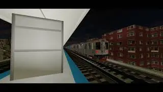 CTA Purple Line Express To Linden At Morse Station #transitchicago