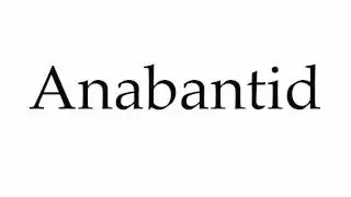 How to Pronounce Anabantid