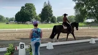 Kennebec Rugby Level 5 western Dressage test.