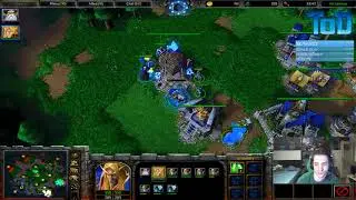 Warcraft III #321 - ToD & Grubby 2v2 vs Human&Human (Turtle Rock)