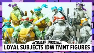 TMNT IDW Figures Don't Have Peg Holes?! | Ultimate Unboxings | Warrior Pins