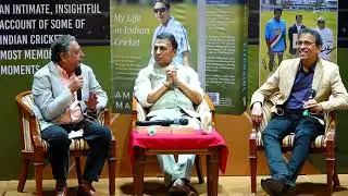Launch Of Amrit Mathur&rsquo;s Book &lsquo;Pitchside&rsquo; With Sunil Gawaskar & Harsha Bhogle At Cricket
