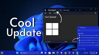Windows 11 22H2 New Update &mdash; Notepad Tabs, Spotlight, Volume Mixer (Build 25281)