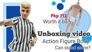 Unboxing video - Action Figure Male doll body