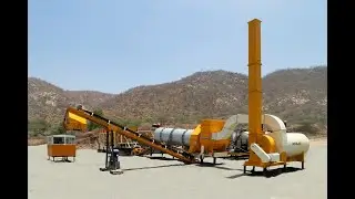 Himalaya Drum Mix Plant Working Video | Hot Mix Asphalt Plant