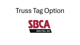 Truss Tag Option
