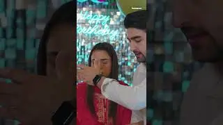 Close your Eyes 🥰❤️ | Surprise 🥳 | #sazawaar #shorts #alishbakhan #khaqanshahnawaz