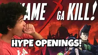 THESE ARE SO GOOD! AKAME GA KILL OPENINGS 1 AND 2 REACTION!