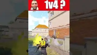 OMG VICTOR 1v4 CLUTCH IN BGMI 😂 FUNNY #shorts #shortvideo  #pubg #youtubeshorts  #AMOP #rajeshxree