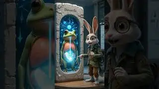 Frozen Frog Alive?! Bunjamin Explains the Ice Frog Mystery 🐸 | Urdu Science Shorts#animatedshorts
