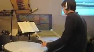 Tony Hoyting plays Eckehardt Keune's 47th etude for timpani