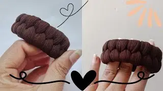 Beautiful Statement Braided Fabric Bracelet ❤❤  | bangle | #Bracelet #viral #diy #trending