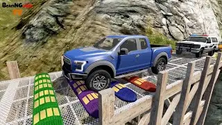 Cars vs Speed Bumps compilation #376- BeamNG.drive | BeamNG-Cars TV live 19