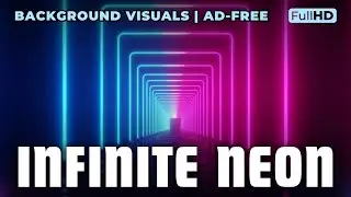 Neon Tunnel | Blue & Pink | Aesthetic Background Video (HD)