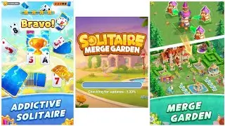 Solitaire: Merge Garden Game Gameplay Android