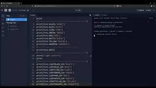 How to use Colorama in python