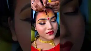 Durga maa third eye tutorial /durga maa makeup #durgamaa #durgamata #navratri #makeup #pgmakeover12