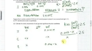 AP Chem Quiz 1 031513 Equilibrium