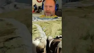 Riding a turtle shell into the sinkhole #TheForest #forest #gaming