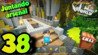 Serie survival Mini world capítulo 38 { juntando arsenal }