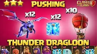 ZAP QUAKE TH11 EASY 3 STAR! HOW TO USE LIGHTENING DRAGON ATTACK STRATEGY I CLASH OF CLAN