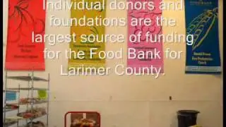 Food Bank for Larimer County, soundslide