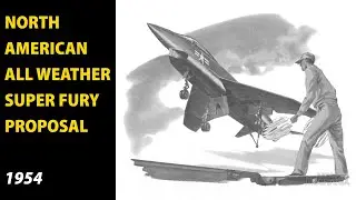 North American All Weather Super Fury Fighter Proposal 1954