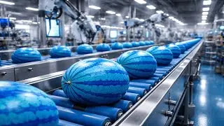 How Blue Watermelons Are Produced: Inside a Futuristic Food Innovation Process