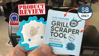 Обзор скребка для гриля Bristle-Free! / Всего 8 долларов! / Пожизненная гарантия!