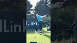 Jordan Smith Iron Tee Shot Swing Face On Carnoustie 2024 #golf #golfswing