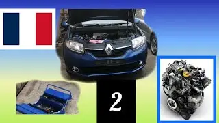 Renault Sandero 3 cylinder Turbo Engine in