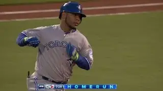 TOR@SF: Encarnacion hits two-run shot, ties Carter