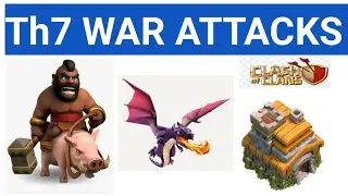 How To Attack Wars TH7 Guide #ClashofClans #COC #TH7 #War #CWL