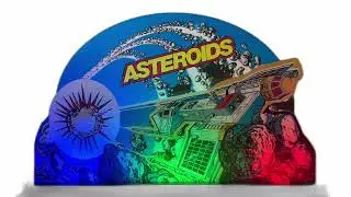 Asteroids Light Up Arcade Topper