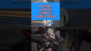 he's such an inspiration🫡🫡 || #marvel #marvelrivals || Captain America Interactions in Marvel Rivals