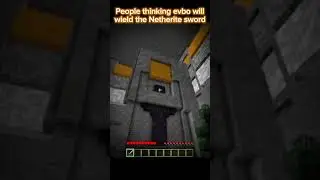 Will @Evbo wield the Netherite sword? @FerreMC #shorts #viral #pvp #edit #minecraft