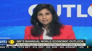 IMF's  biannual  world  economic  outlook      India's  GDP  to  contract      India
