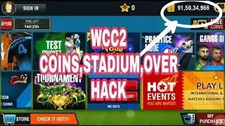 WCC2 HACK । NEW VERSION HACK।(WCC-2) Coin, Stadium & Tournaments