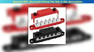 Review DaierTek 275A Bus Bar 12V Power Distribution Block Car Audio Busbar 6 x 5/16