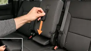 Как сложить заднее сиденье в GMC Sierra