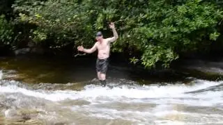 Wes slides Red Butt Falls